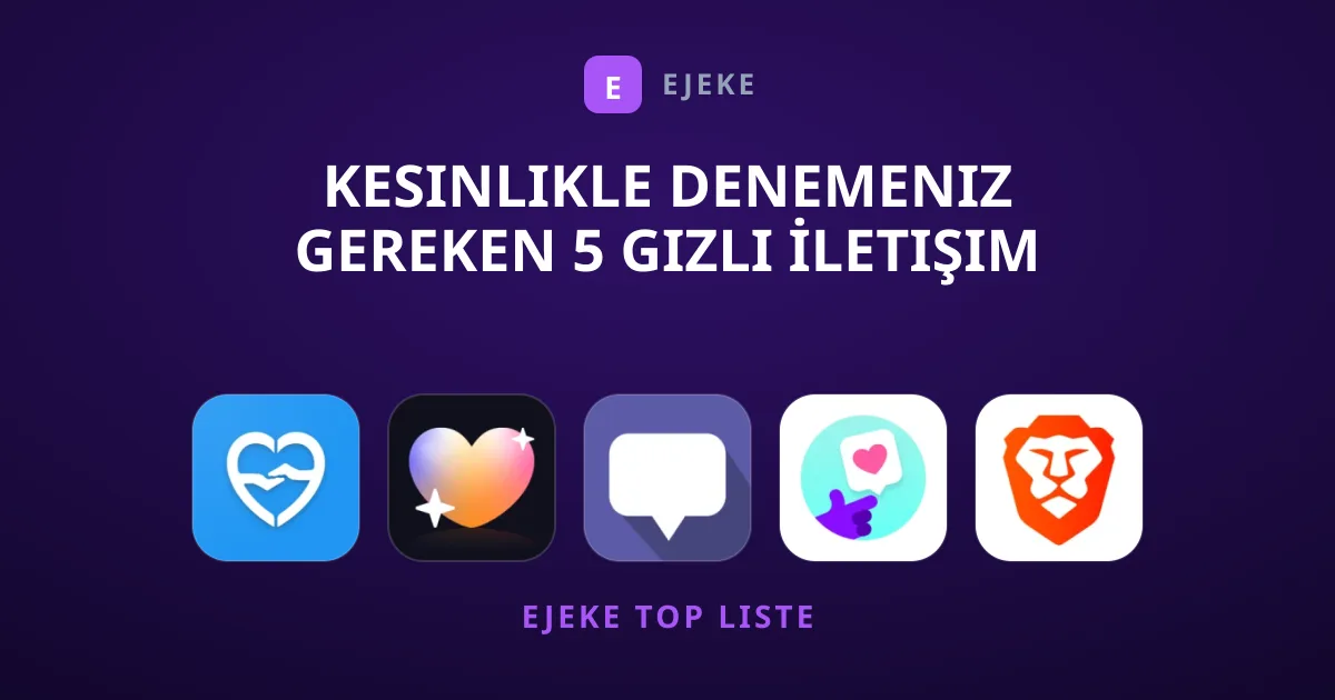 Kesinlikle Denemeniz Gereken 5 Gizli İletişim Uygulaması